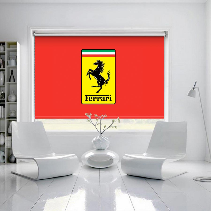 Ferrari Logo Roller Blind