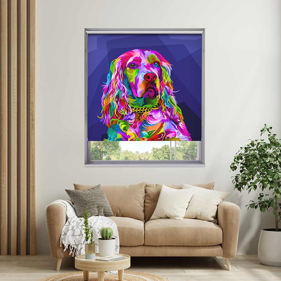 Dog 1 Pop Art Roller Blind